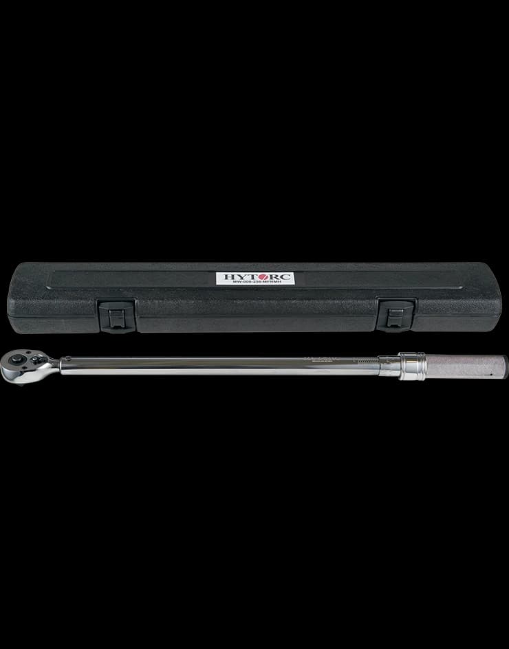 The HYTORC Clicker Wrench with its protective case